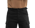 Тактичні шорти Brandit BDU (Battle Dress Uniform) Ripstop black, чорний 4XL - зображення 6