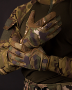 Перчатки тактические BEZET Protective камуфляж - M - изображение 3