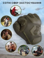 Перчатки тактические BEZET Protective хаки - M - изображение 13