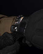 Рукавиці тактичні BEZET Protective камуфляж чорні - S - зображення 4