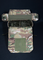 Подсумок Кіраса под M60/Minimi/M249 сумка нерассыпайка мультикам 200 патронов кордура 2000 - изображение 5