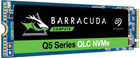 Dysk SSD Seagate BarraCuda Q5 1TB M.2 PCI Express 3.0 3D NAND QLC (ZP1000CV3A001) - obraz 2