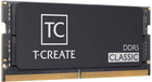 Pamięć Team Group SODIMM DDR5-5600 32768MB PC5-44800 T-Create Classic Black (CTCCD532G5600HC46A-S01) - obraz 2