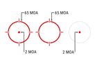 Прицел коллиматорный Holosun SCRS-RD точка 2 MOA + круг 65 МОА - изображение 10