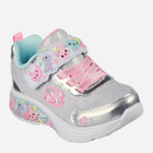 Дитячі кросівки для дівчинки Skechers 303155N 22 Сріблясті (196311553011) - зображення 2