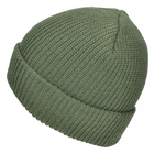 Шапка акриловая крупной вязки Beanie Cap Olive - изображение 7