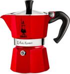 Гейзерна кавоварка Bialetti Moka Express Red 50 мл (AGDBLTZAP0041) - зображення 1