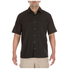 Рубашка тактическая с коротким рукавом 5.11 Freedom Flex Woven S/S S Black - изображение 1