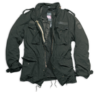 Куртка зі знімною підкладкою SURPLUS REGIMENT M 65 JACKET L Black - зображення 5
