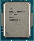 Процесор Intel Core i3 12100F 3.3 GHz (12 МБ, Alder Lake, 60 W, S1700) Tray (CM8071504651013) Для настільного