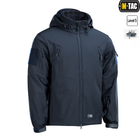 С подстежкой куртка XL Soft Shell Navy M-Tac Dark Blue - изображение 3