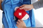 Міні-аптечка в сумку, дорожня, органайзер для ліків 18x13см Червоний ( код: IBH053R ) - зображення 9