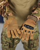Тактичні повнопалі рукавички XL койот (11134) - зображення 3