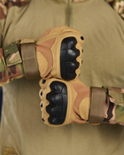 Тактичні штурмові повнопалі рукавички L койот (11837) - зображення 4