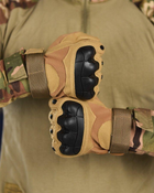 Тактические штурмовые полнопалые перчатки XL койот (11837) - изображение 4