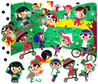Puzzle Lisciani Ludattica Animated Puzzle Children of the World 16 elementów (8008324058044) - obraz 2