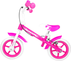 Rowerek biegowy Milly Mally Dragon z hamulcem Różowy (5907717434768) - obraz 1