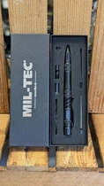 Ручка тактична Mil-Tec Мультитул Pro чорна TACTICAL PEN BLACK PRO (15990200) - зображення 2