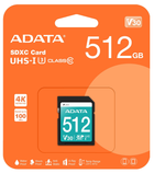 Karta pamięci ADATA Premier Pro SDXC UHS-I U3 512GB (ASDX512GUI3V30S-R) - obraz 2