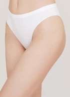Труси бразиліана жіночі безшовні Giulia BRASILIAN BRIEFS L/XL White-white