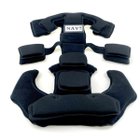 Противоударные подушки для шлема каски FAST Mich Black - изображение 2