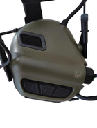 Активные защитные наушники Earmor M32 MARK3 (FG) Olive Mil-Std - изображение 3
