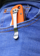 Нож складной Ganzo G729-OR оранжевый - изображение 6