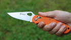 Нож складной Ganzo G729-OR оранжевый - изображение 9