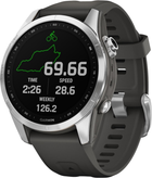 Pasek silikonowy Garmin QuickFit 20 mm Grafitowy (753759260767) - obraz 1