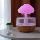 Ночник-увлажнитель воздуха гриб с эффектом дождя с подсветкой RGB UKC "Magic Мushroom" коричневый