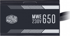 Блок живлення Cooler Master MWE 650 White 230V - V2 (MPE-6501-ACABW-EU) - зображення 5