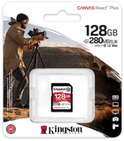 Karta pamięci Kingston SDXC 128GB Canvas React Plus Class 10 UHS-II U3 V60 (SDR2V6/128GB) - obraz 4