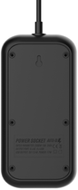 Listwa przeciwprzepięciowa ColorWay 6 gniazd/4 USB 2 m Black (CW-CHE64B) - obraz 3