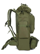Водонепроникний тактичний рюкзак Tacal-A4 80L Хакі (4 в 1) - зображення 2