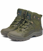 Берцы летние тактические ботинки PAV 501 хаки олива кожаные сетка Fee Air 44 - изображение 1