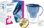 Фильтр-кувшин Brita Marella XL MXpro синий + 2 картриджа (1052786)