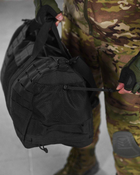 Армейская дорожная сумка/баул Silver Knight черная (86720) - изображение 4