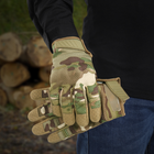 Тактические перчатки полнопалые с защитой Multicam, L - изображение 5