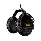 Активні навушники для стрільби Sordin Supreme Pro X Black із заднім тримачем під шолом - зображення 4