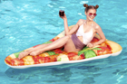 Materac dmuchany do pływania Bestway Pizza 188 x 130 cm (6942138967777) - obraz 5