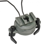 Крепление адаптер на каску шлем HL-ACC-43-OD для наушников Peltor/Earmor/Walkers (olive) - изображение 2