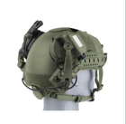 Крепление адаптер на каску шлем HD-ACC-08 Olive для наушников Peltor/Earmor/Howard (Чебурашка) - изображение 5