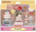 Figurka Epoch Sylvanian Families Party Time Tuxedo Cat Girl z akcesoriami (5054131056462) - obraz 1