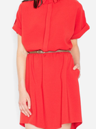 Sukienka koszulowa damska elegancka Figl M442 L Czerwona (5901299587072) - obraz 3