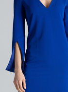 Sukienka midi jesienna damska Figl M550 S Niebieska (5902194337540) - obraz 5