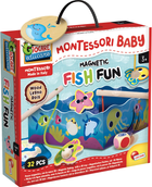 Magnetyczna gra Lisciani Montessori Baby Fish Fun 32 elementy (8008324098354) - obraz 1