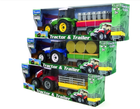 Traktor Teama Toys z przyczepą do siana Niebieski (4897021683963) - obraz 1