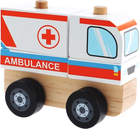 Karetka pogotowia Trefl Wooden Toys Ambulance (5900511617689) - obraz 1