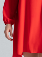 Sukienka trapezowa damska mini Figl M566 S-M Czerwona (5902194340144) - obraz 5