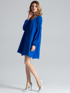 Sukienka krótka jesienna damska Figl M566 S-M Niebieska (5902194340168) - obraz 4